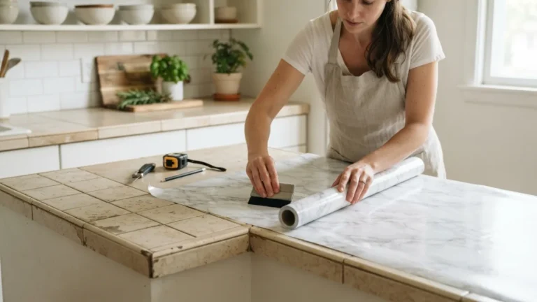 How to Cover Ugly Countertops Without Replacing Them