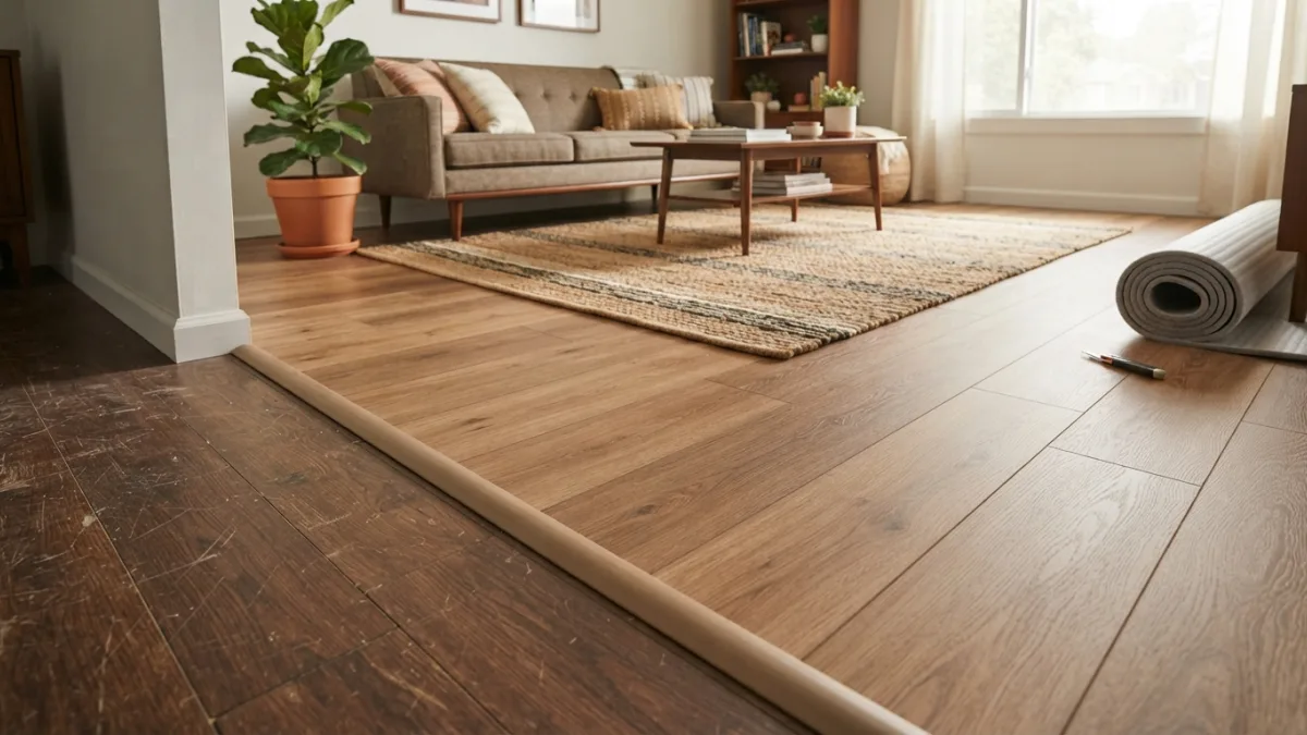 How to Cover Ugly Rental Floors Without Damaging Them