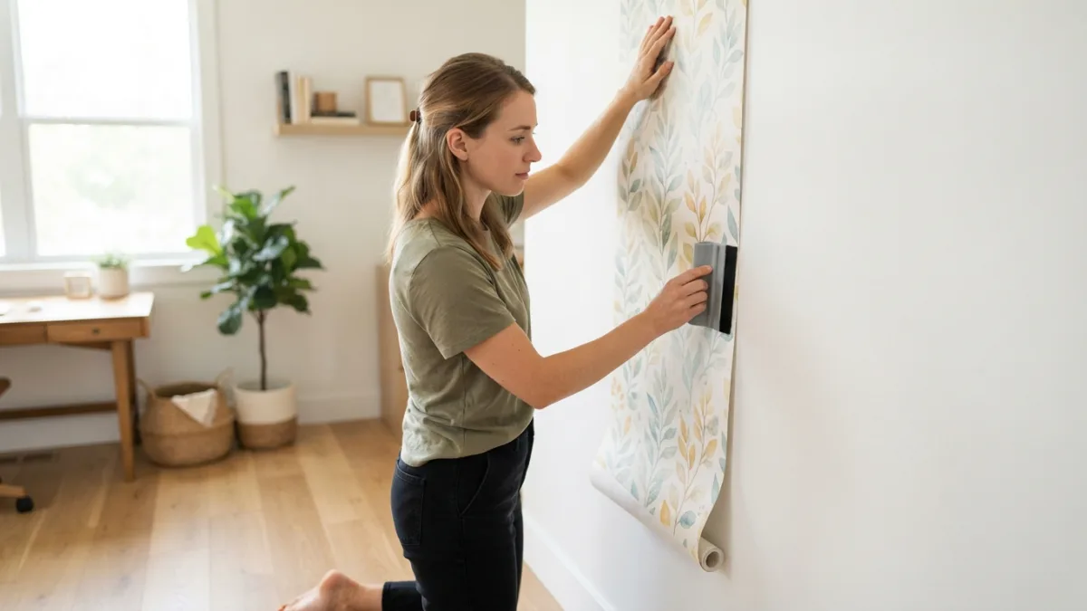 How to Use Removable Wallpaper (Without Ruining Walls)