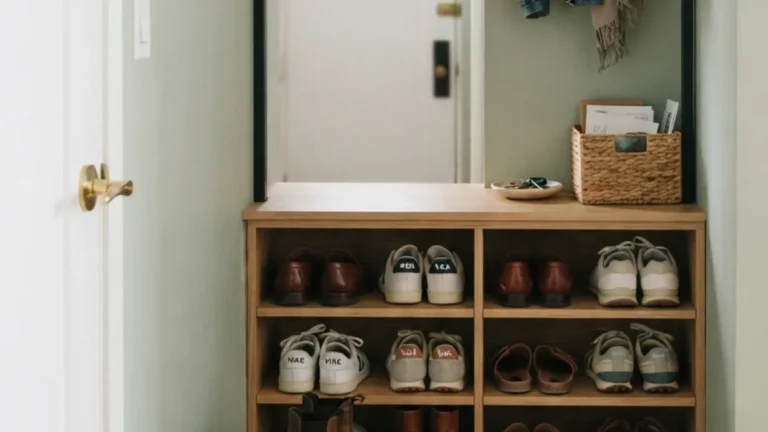 Shoe Storage Ideas for a Small Entryway