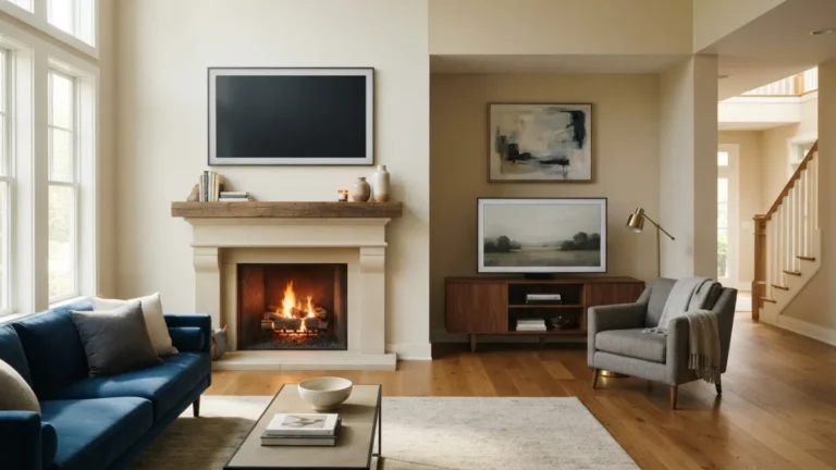 Fireplace and TV Placement Above the Mantle or Somewhere Else?