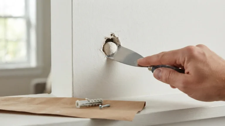 How to Fix a Loose Drywall Anchor Hole