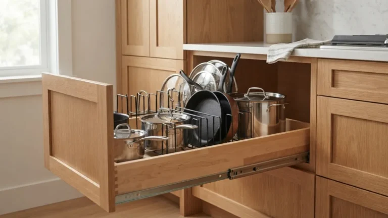 Pots and Pans Storage Ideas for Small Kitchen Cabinets