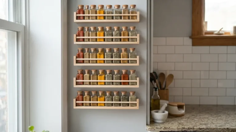 Spice Storage Ideas for a Small Kitchen With No Pantry