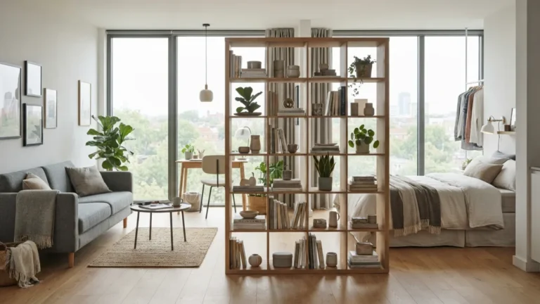 Studio Apartment Divider Ideas Without Drilling