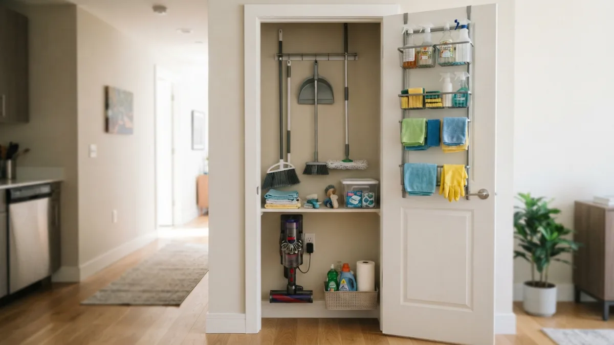Where to Store Cleaning Supplies in a Small Apartment